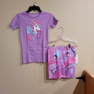 Girl's Unicorn Snug Git Cotton Pajamas